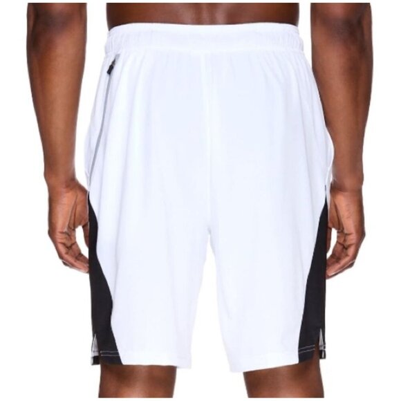 Reebok Mens Athletic Performance Shorts Size 2XL White/Black - Picture 2 of 6